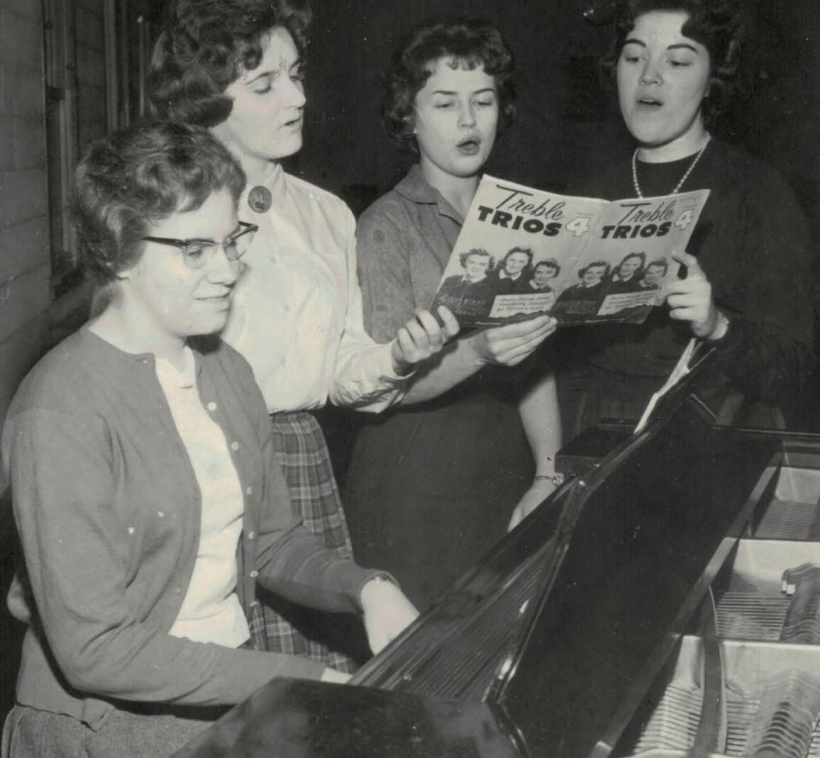 Female trio, London Bible Institute, 1961-1962